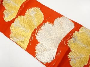 アンティーク　笠松模様織り出し袋帯（着用可）